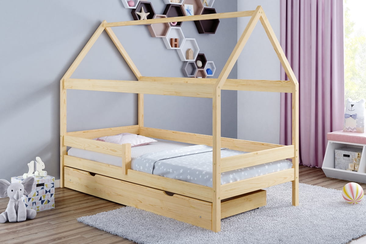 lozko_domek_plus_sosna